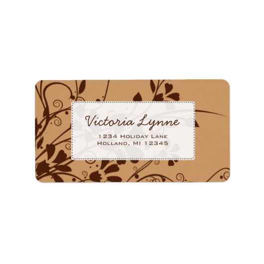 Eitplant Rozen Return Address Label (Voorkant)