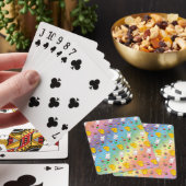 Eitrooster van de eiermand van de regenboogschop pokerkaarten (Insitu)