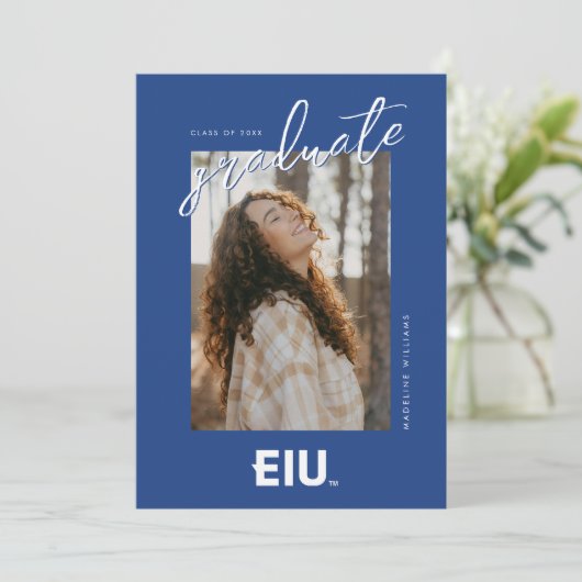 EIU-blokletter Aankondiging (Staand voorkant)