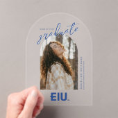 EIU-blokletter Acryl Uitnodigingen (Insitu (Draagbaar))