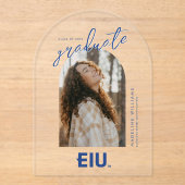 EIU-blokletter Acryl Uitnodigingen (Voorkant)