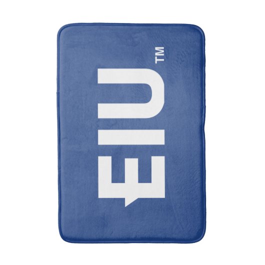 EIU-blokletter Badmat (Voorkant Verticaal)