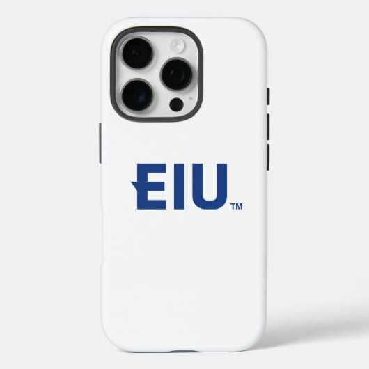 EIU-blokletter Case-Mate iPhone Case (Achterkant)