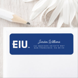EIU-blokletter Etiket