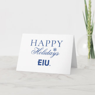 EIU-blokletter Feestdagen Kaart