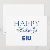 EIU-blokletter Feestdagenkaart (Voorkant / Achterkant)