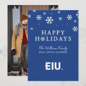 EIU-blokletter Feestdagenkaart (Voorkant / Achterkant)