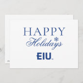 EIU-blokletter Feestdagenkaart (Voorkant / Achterkant)