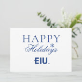 EIU-blokletter Feestdagenkaart (Staand voorkant)