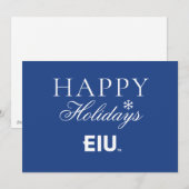 EIU-blokletter Feestdagenkaart (Voorkant / Achterkant)