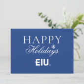 EIU-blokletter Feestdagenkaart (Staand voorkant)