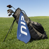 EIU-blokletter Golfhanddoek (Groen)