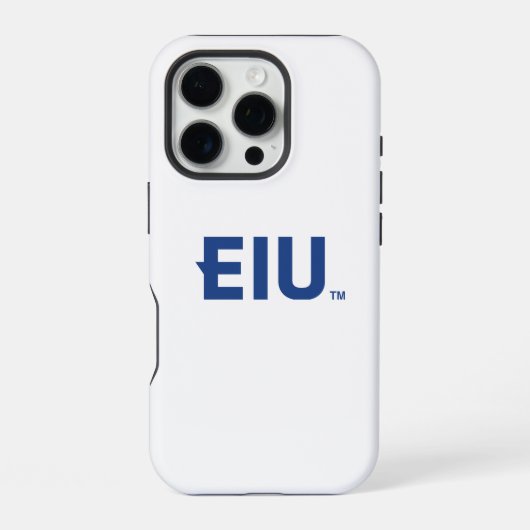 EIU-blokletter iPhone Hoesje (Achterkant)