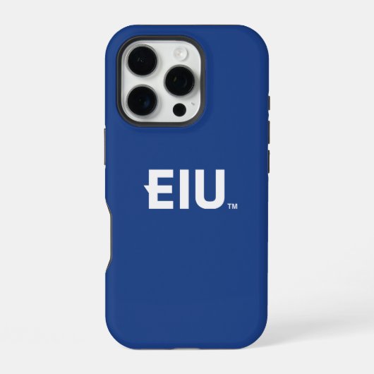 EIU Blokletter iPhone Hoesje (Achterkant)