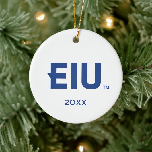 EIU-blokletter Keramisch Ornament (Boom)