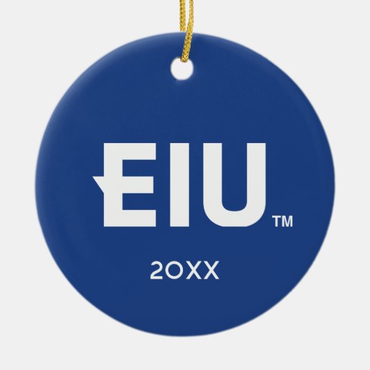 EIU-blokletter Keramisch Ornament (Voorkant)