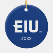EIU-blokletter Keramisch Ornament (Achterkant)