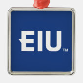 EIU-blokletter Metalen Ornament (Voorkant)