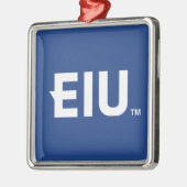 EIU-blokletter Metalen Ornament (Links)