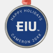 EIU-blokletter Metalen Ornament (Voorkant)