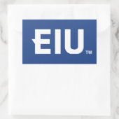 EIU-blokletter Rechthoekige Sticker (Tas)