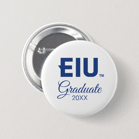 EIU-blokletter Ronde Button 5,7 Cm (Voorkant /achterkant)
