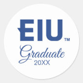 EIU-blokletter Ronde Sticker (Voorkant)