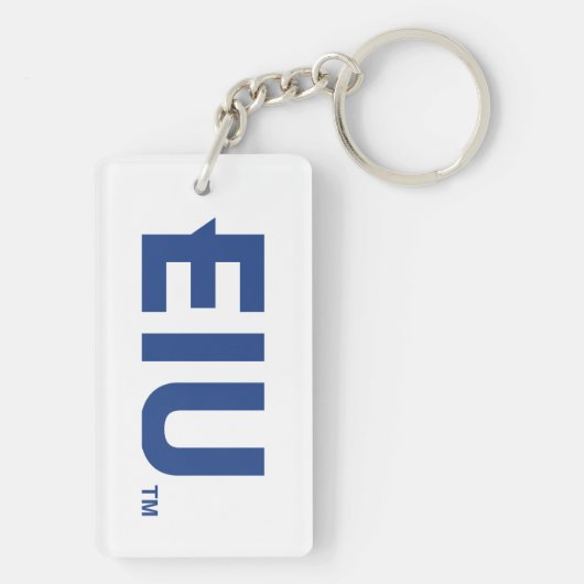 EIU-blokletter Sleutelhanger (achterkant)