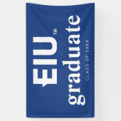 EIU-blokletter Spandoek (Verticaal)