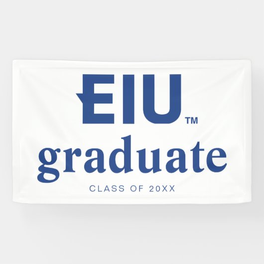 EIU-blokletter Spandoek (Horizontaal)