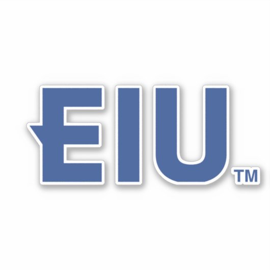 EIU-blokletter Sticker (Voorkant)