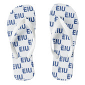 EIU-blokletter Teenslippers (Voetbed)