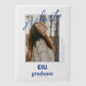 EIU-blokletter Vellum Uitnodigingen (Voorkant)