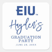 EIU-blokletter Vierkante Sticker (Voorkant)