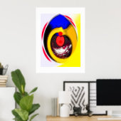 Eiverrassenkunst Poster (Thuiskantoor)