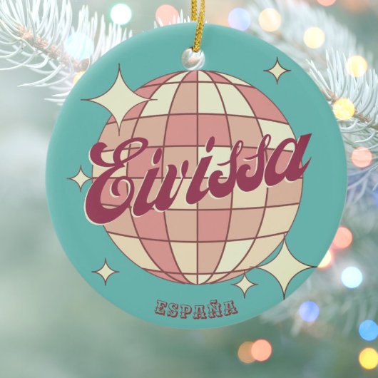 Eivissa Ibiza España vakantiereis souvenir Keramisch Ornament