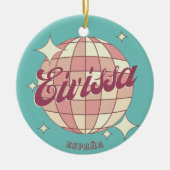 Eivissa Ibiza España vakantiereis souvenir Keramisch Ornament (Voorkant)