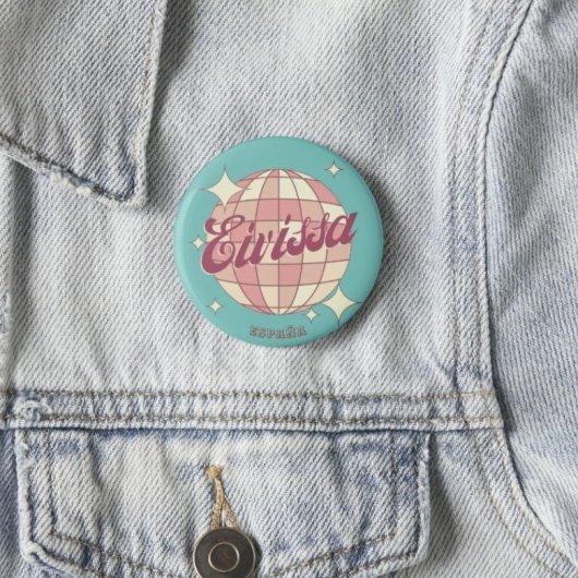 Eivissa Ibiza España vakantiereis souvenir Ronde Button 3,2 Cm