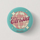 Eivissa Ibiza España vakantiereis souvenir Ronde Button 3,2 Cm (Voorkant)