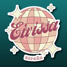 Eivissa Ibiza España vakantiereis souvenir Sticker