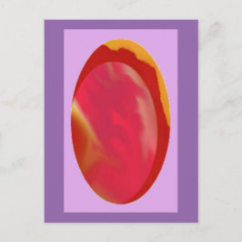 Eivormig jood/Steendigitaal Briefkaart voor kunst