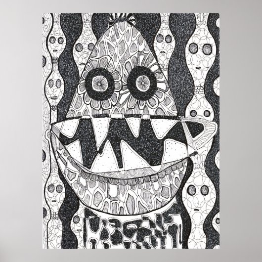 Eivormige Entiteit Poster (Voorkant)