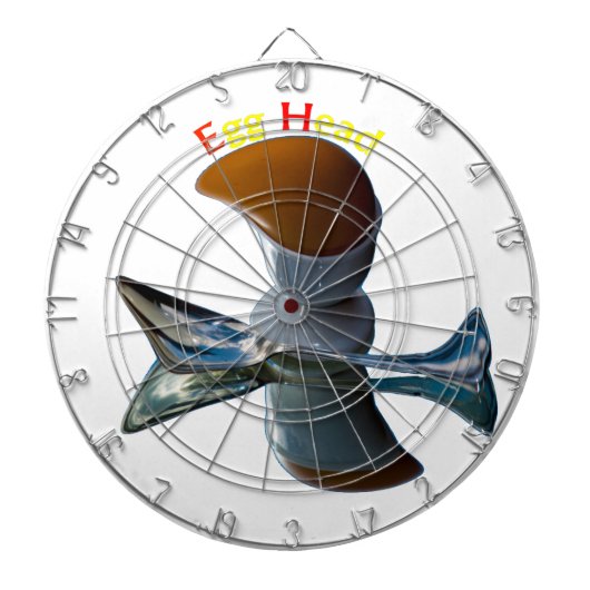 Eivormige Ontwerpen Met Een Knik Dartbord (Voorkant)