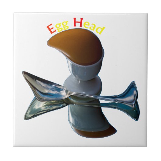 Eivormige Ontwerpen met een Knik Tegeltje (Voorkant)