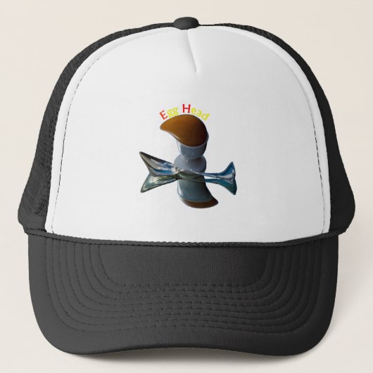 Eivormige Ontwerpen met een Knik Trucker Pet (Voorkant)