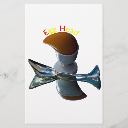 Eivormige Ontwerpen met een Knipoog Briefpapier (Voorkant)