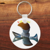 Eivormige Ontwerpen met een Knipoog Sleutelhanger (Voorkant)