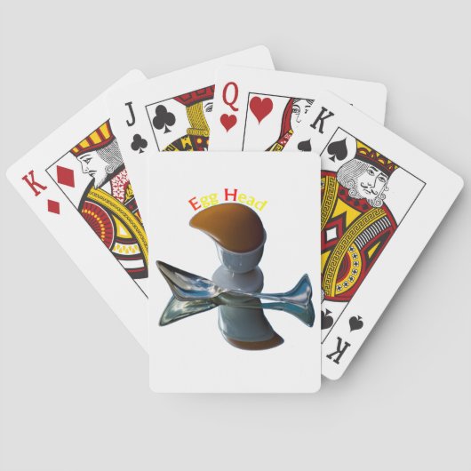 Eivormige Ontwerpen met een Knipoog Speelkaarten (Achterkant)