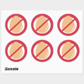 Eivrij bevat geen Stickers voor eierallergie (Vel)