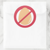 Eivrij bevat geen Stickers voor eierallergie (Tas)